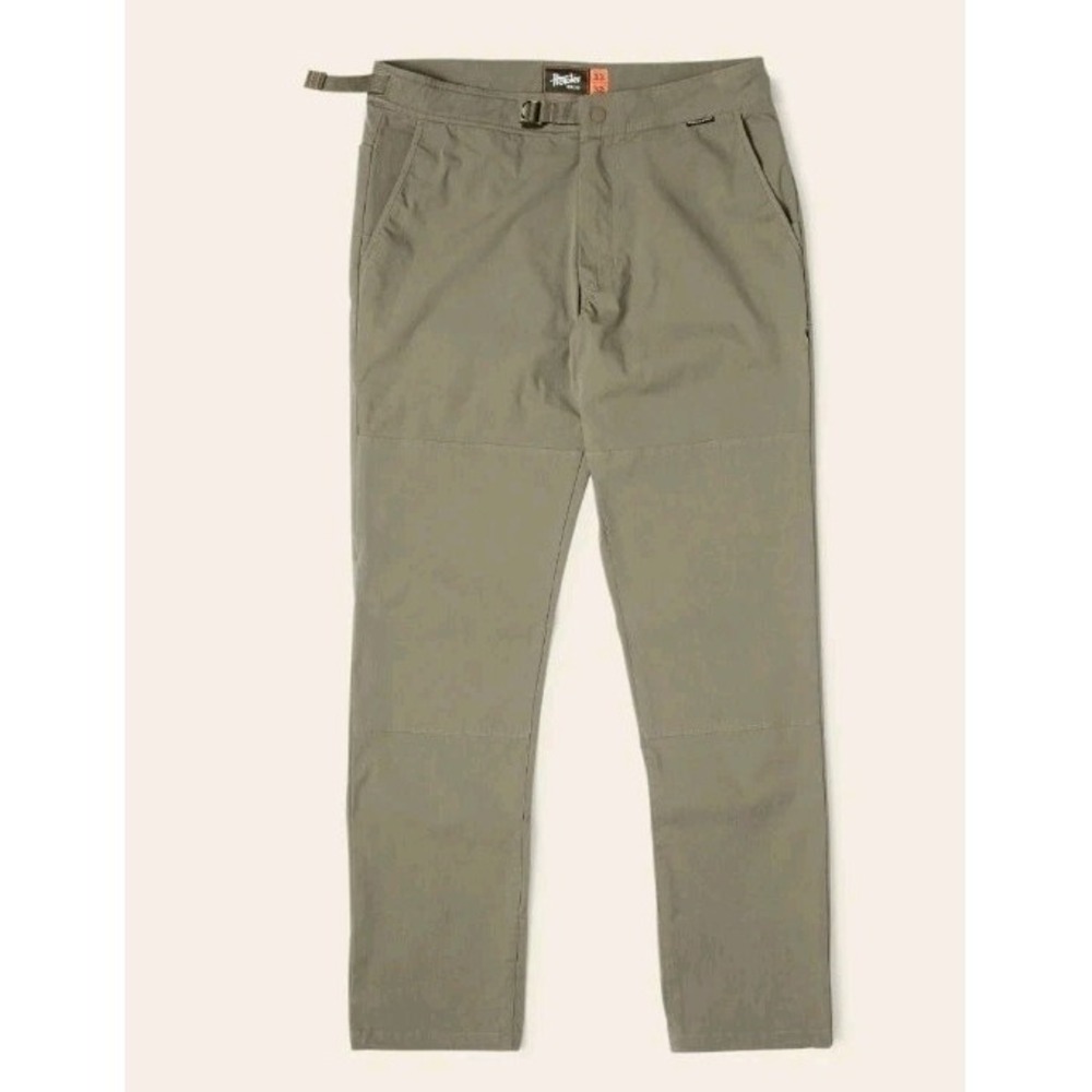 Howler Brothers Pants Mens 32x32 Reimers Trek Pants Drab Olive Green Stretch NEW